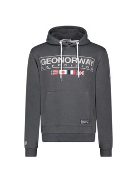 Geographical Norway Geographical Norway Bluza WY8615H/GN-Dark Grey Szary Regular Fit