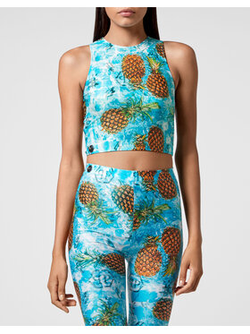 PHILIPP PLEIN PHILIPP PLEIN Tank top 30440 Farebná Skin Tight Fit