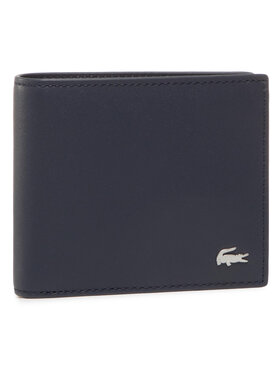 Lacoste Lacoste Portafoglio grande da uomo Small Billfold NH1115FG Blu scuro