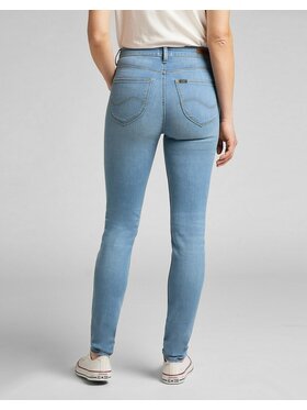 Lee Lee Jeansy SCARLETT HIGH Niebieski Skinny Fit