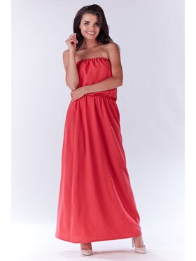 Infinite You Infinite You Sukienka letnia M135 Fioletowy Basic Fit
