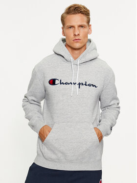 Champion Champion Bluza Hooded Sweatshirt 219203 Szary Comfort Fit