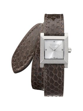 Versace Versace Zegarek VE5O00126 Brązowy