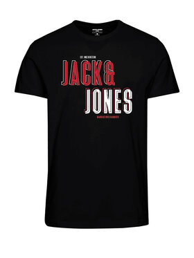 Jack&Jones Junior Jack&Jones Junior T-Shirt 12239446 Czarny Standard Fit