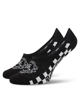 Vans Set Od 3 Para ženskih Niskih čarapa Overstimulated Canoodle VN000GMQBLK1 Crna