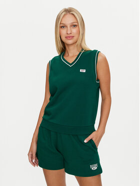 Reebok Reebok Džemper Cl Cs Vest 100075522 Zelena Regular Fit