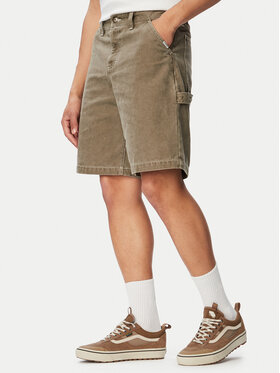 Element Element Шорти от плат Carpenter 12.6 ELYWS00138 Каки Wide Leg