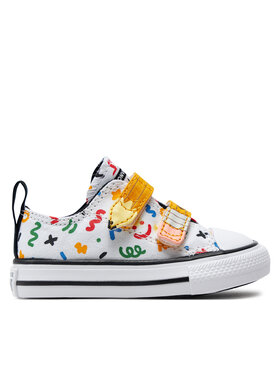 Converse Converse Scarpe da ginnastica Chuck Taylor All Star Easy-On Doodles A07219C Bianco