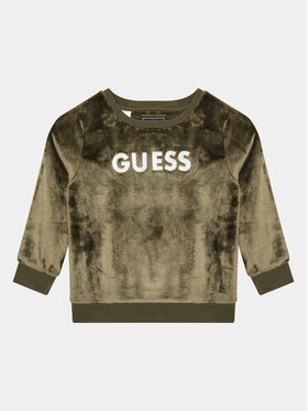 Guess Guess Pulóver N3BQ08 WFRS0 Zöld Regular Fit