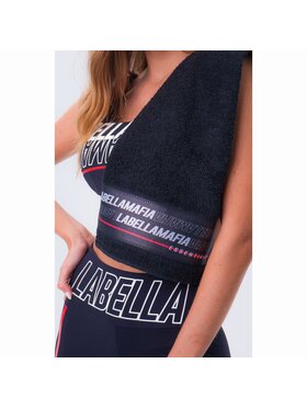 LaBellaMafia LaBellaMafia Ręcznik LABELLAMAFIA TOWEL ESSENTIALS BLACK Czarny