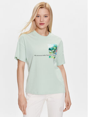s.Oliver s.Oliver Marškinėliai 2130597 Žalia Loose Fit