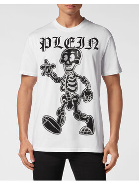 PHILIPP PLEIN PHILIPP PLEIN T-Shirt 15131 Biały Regular Fit