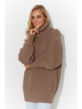 Makadamia Makadamia Golf S136 Brązowy Over Fit
