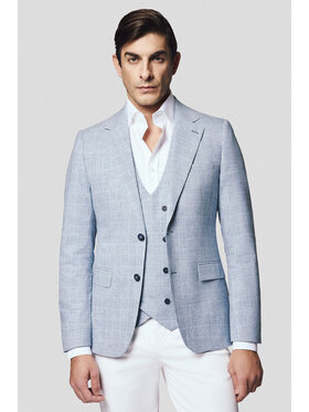 Lancerto Lancerto Marynarka Lanusei MA131125000005 Niebieski Slim Fit