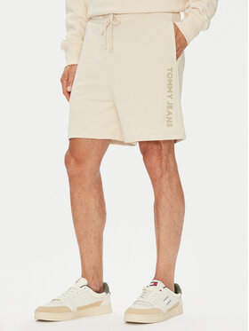 Tommy Jeans Tommy Jeans Спортивні шорти New Classic Beach DM0DM21781 Бежевий Relaxed Fit