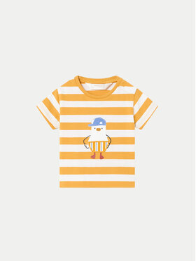 Mayoral Mayoral T-shirt 01003 Žuta Regular Fit