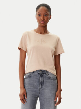 Armani Exchange Armani Exchange T-särk XW001366 AF10356 U1051 Beež Regular Fit