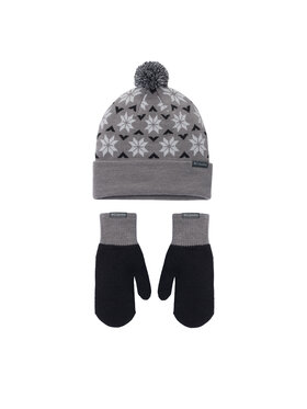 Columbia Columbia Komplet kapa in rokavice Snowflake 2180781 Temno siva