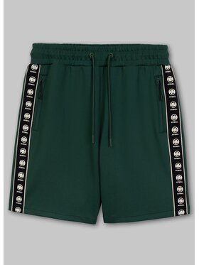 PITBULL PITBULL Szorty sportowe Szorty dresowe Oldschool POWERS L Zielony Regular Fit