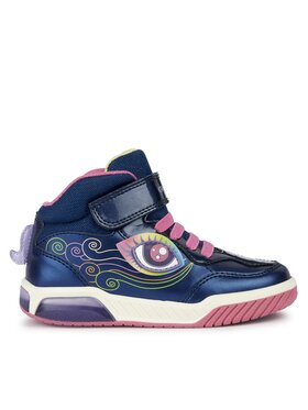Geox Geox Sneakersy J Inek Girl J36ASB 0NFEW C4243 D Tmavomodrá