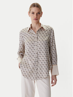 Guess Guess Сорочка W4YH47 WF1T2 Бежевий Regular Fit