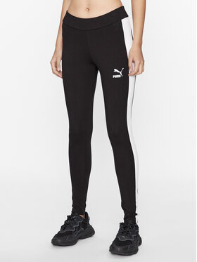 Puma Puma Legginsy Iconic T7 530080 Czarny Tight Fit