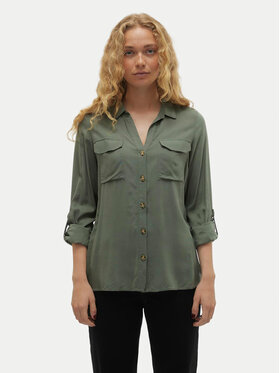 Vero Moda Vero Moda Cămașă Bumpy 10275283 Verde Regular Fit