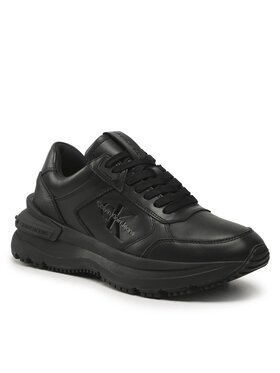 Calvin Klein Jeans Calvin Klein Jeans Sneakersy Chunky Runn Laceup Low Leather YM0YM00521 Czarny