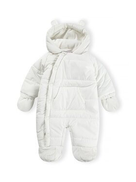 minoti minoti Kombinezon zimowy 31BABYSNOW4 Biały Regular Fit