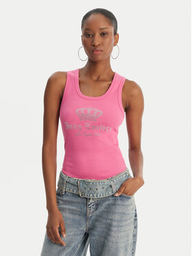 Juicy Couture Juicy Couture Top Gothic Crown JCBLV126807 Ružová Slim Fit
