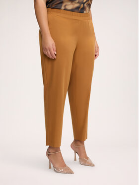Fiorella Rubino Fiorella Rubino Spodnie materiałowe P050L002661N022 Brązowy Regular Fit