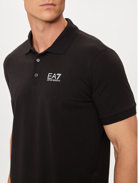 EA7 Emporio Armani Polo 3DPF16 PJ03Z 1200 Crna Regular Fit