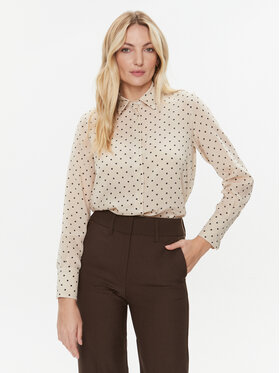 Marella Marella Marškiniai Idoneo 2331160736200 Smėlio Regular Fit