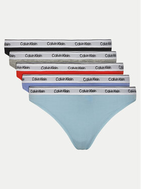 Calvin Klein Underwear Calvin Klein Underwear Set 5 kusů kalhotek typu tanga 000QD5221E Barevná