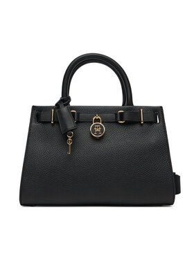 Tommy Hilfiger Tommy Hilfiger Torebka American Icon Mini Tote Leather AW0AW17188 Czarny