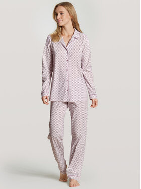 Calida Calida Piżama 41357 Fioletowy Regular Fit