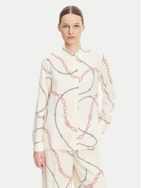 Tommy Hilfiger Tommy Hilfiger Риза WW0WW44045 Екрю Relaxed Fit