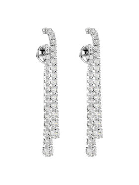 Swarovski Swarovski Обици Matrix 5709257 Сребрист