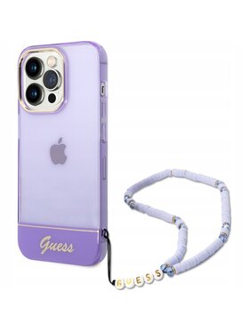Guess Guess Etui na telefon Pearl Fioletowy