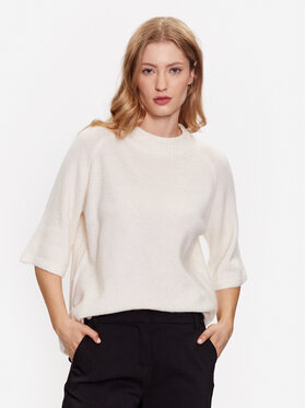 Fransa Fransa Pulover 20611700 Bež Relaxed Fit