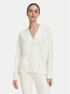 Guess Guess Kardigan O6BR01 Z1143 Kremowy Relaxed Fit