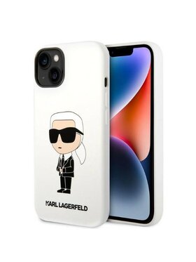 KARL LAGERFELD KARL LAGERFELD Etui na telefon iPhone 14 Plus Biały