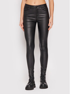 Vero Moda Vero Moda Riidest püksid Seven 10138972 Must Slim Fit