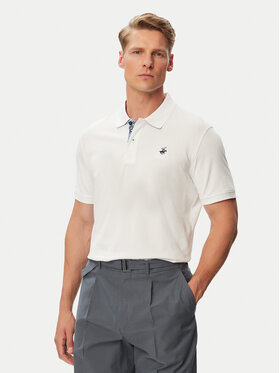 Beverly Hills Polo Club Beverly Hills Polo Club Poloshirt P-SS26M-P450106 Weiß Regular Fit