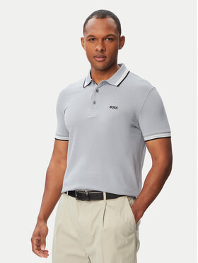 BOSS BOSS Polo marškinėliai Paddy 50469055 Tamsiai žalia Regular Fit