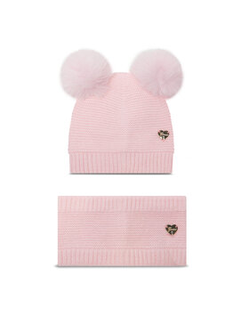 Guess Guess Set čepice a tunelová šála A4BZ01 Z2QP0 Růžová