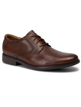Clarks Clarks Półbuty Becken Lace 261452967 Brązowy