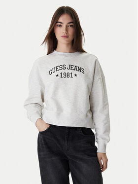 Guess Jeans Guess Jeans Bluza W6RQ03 K68I4 Szary Relaxed Fit