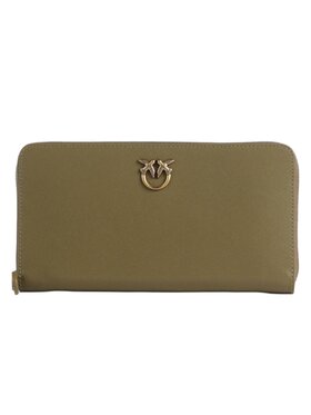 PINKO PINKO Portfel RYDER ZIP AROUND Zielony