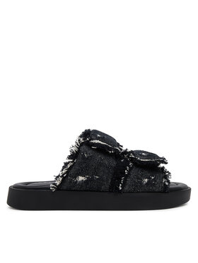 Inuikii Inuikii Klapki Classic Jeans Velcro 70104-143 Czarny